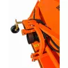 Attelage trois points et protection de prise de force du tondo-broyeur avec bac LIDERFARM 0,90 m