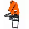 Profil du grappin coupeur LIDERFARM GCL180 côté vérin hydraulique