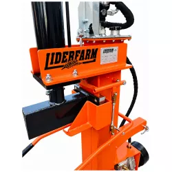 Tête de fendage et plaque de la fendeuse LIDERFARM 18T dégagement 1m10