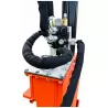 Distributeur et flexibles de la fendeuse LIDERFARM 18T dégagement 1m10