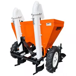 Planteuse de pommes de terre 2 rangs LIDERFARM — vue avant de trois quarts