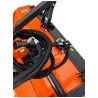 Broyeur forestier LIDERFARM 1,80 m — détail des flexibles et des raccords hydrauliques.