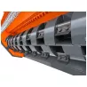 Broyeur forestier LIDERFARM 1,80 m — vue rapprochée de l’alignement des marteaux sur le rotor.