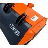 Broyeur forestier LIDERFARM LFM140 1,40 m — détail du capot arrière et de ses articulations.