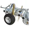 Roue de transport et support du rouleau de la herse de carrière LIDERFARM 1m60 pour quad