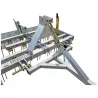 Structure d’attelage et fixation du timon de la herse de carrière LIDERFARM 1m60 pour quad