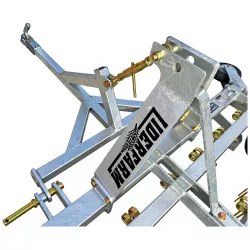 Timon et tirant de réglage de la herse de carrière LIDERFARM 1m60 pour quad