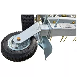 Roulette de guidage et lame latérale de la herse de carrière LIDERFARM 2m00 pour quad