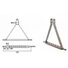 Chassis d'attelage 3 points pour tracteur