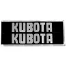 Autocollant pour micro tracteur KUBOTA