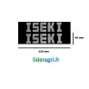 Autocollant pour micro tracteur ISEKI