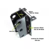 Six trous Ø12 mm de la chape de relevage pour micro-tracteur Kubota