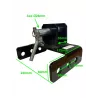 Dimensions et trois positions de la chape d’attelage remorque