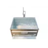 Benne 3 points galvanisée LIDERFARM 1m00 charge 600kg
