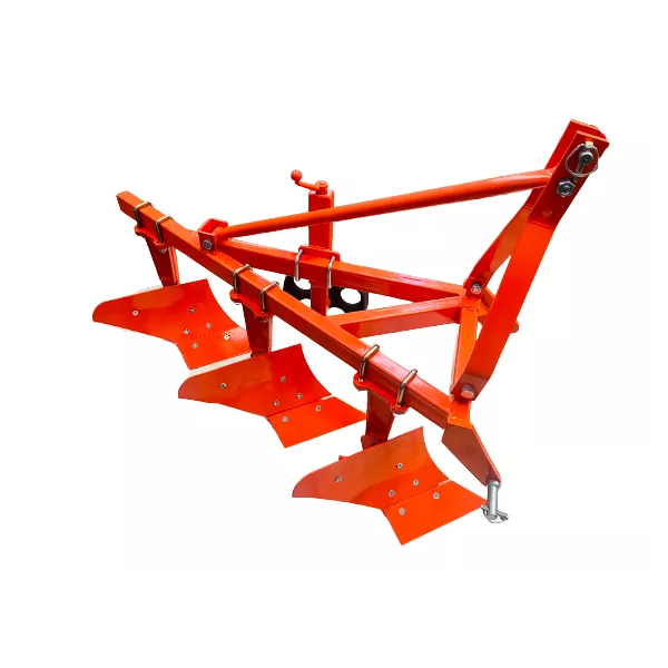 Charrue à plat LIDERFARM 3 socs, 60 cm de travail, pour microtracteur