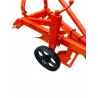 Roue de jauge et réglage de hauteur de la charrue à plat LIDERFARM 3 socs