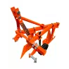 Charrue à plat LIDERFARM 2 socs, 40 cm de travail, pour microtracteur